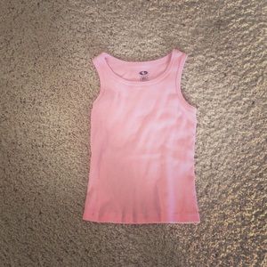 Girls pink tank top